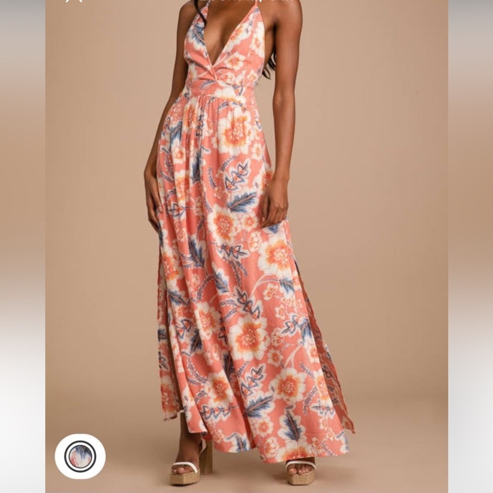 Roxy floral maxi dress